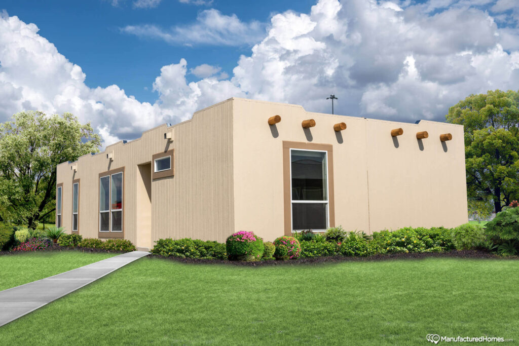 Santa Fe style manufactured home in New Mexico